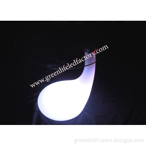 Fashionable LED Lounge Furniture, Multicolor Changing Coffee Table